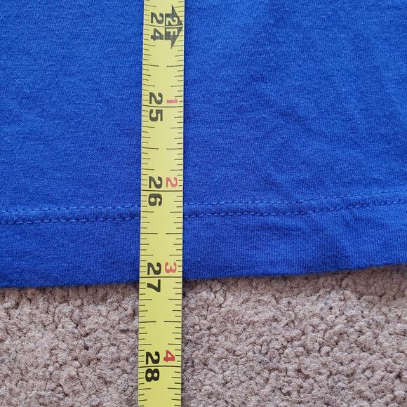 Nike The Gym Is My Happy Place Size Small Mens Royal Blue T-Shirt Smiley Face - Picture 5 of 5